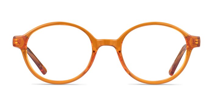Jabberwocky Clear Brown Plastic Eyeglass Frames from EyeBuyDirect