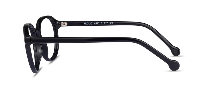 Frolic Noir Plastique Montures de lunettes de vue d'EyeBuyDirect