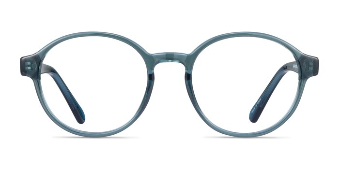 Eureka Blue Plastic Eyeglass Frames from EyeBuyDirect