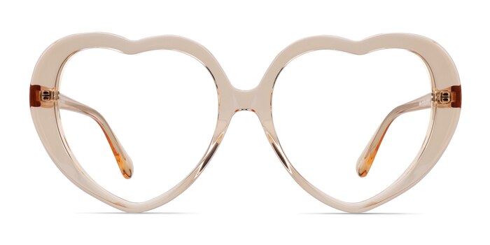 Suki Crystal Brown Acétate Montures de lunettes de vue d'EyeBuyDirect
