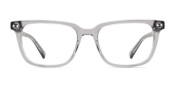 Esme Crystal Gray Acetate Eyeglass Frames from EyeBuyDirect