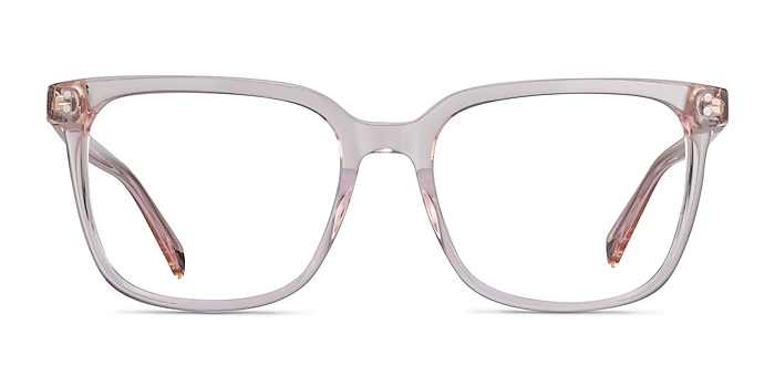 Amia Crystal Pink Acetate Eyeglass Frames from EyeBuyDirect