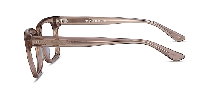 Kenna Crystal Brown Acétate Montures de lunettes de vue d'EyeBuyDirect