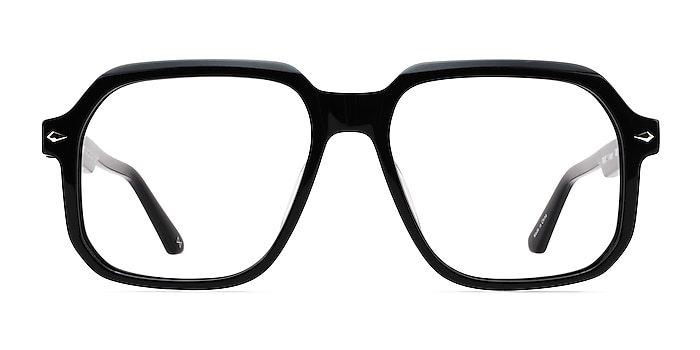 Everest Noir Acétate Montures de lunettes de vue d'EyeBuyDirect