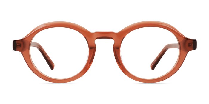 Kai Brown Acetate Eyeglass Frames from EyeBuyDirect