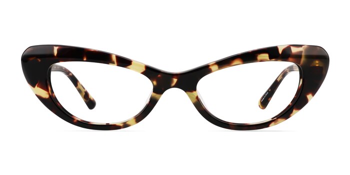 Leena Spotty Tortoise Acetate Eyeglass Frames from EyeBuyDirect