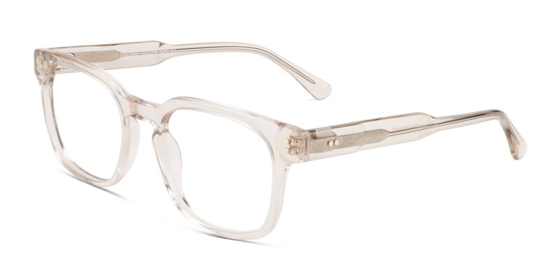 Dreams Square Crystal Brown Full Rim Eyeglasses | Eyebuydirect