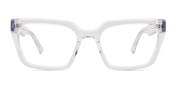 Wisdom Clear Acetate Eyeglass Frames from EyeBuyDirect