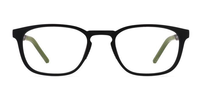 Attain Matte Black Plastique Montures de lunettes de vue d'EyeBuyDirect