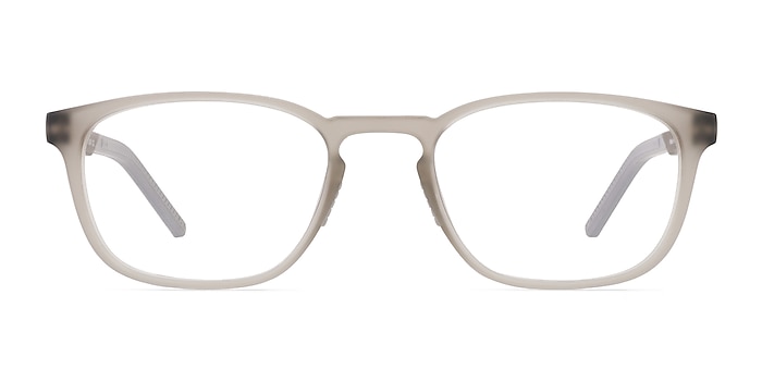 Attain Matte Crystal Gray Plastic Eyeglass Frames from EyeBuyDirect