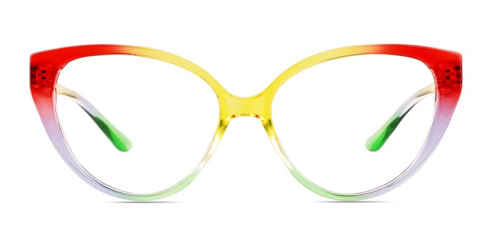 Pride On Multicolore Plastique Montures de lunettes de vue d'EyeBuyDirect