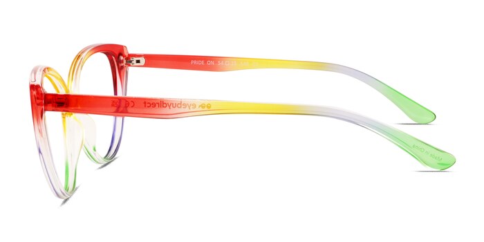 Pride On Multicolore Plastique Montures de lunettes de vue d'EyeBuyDirect
