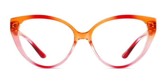 Pride On Orange Pink Plastique Montures de lunettes de vue d'EyeBuyDirect