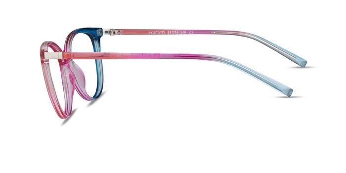 Positivity Purple Pink Rainbow Plastic Eyeglass Frames from EyeBuyDirect