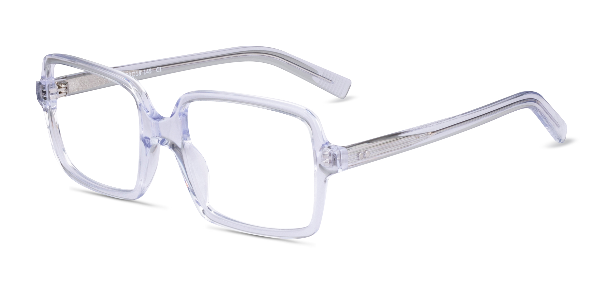 Marie Square Clear Full Rim Eyeglasses Eyebuydirect Canada