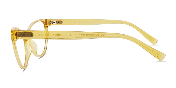 Lantana Clear Yellow Plastique Montures de lunettes de vue d'EyeBuyDirect