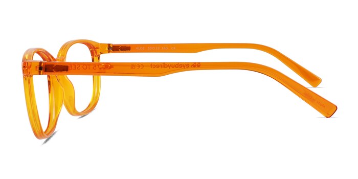 Aloe Clear Orange Plastic Eyeglass Frames from EyeBuyDirect