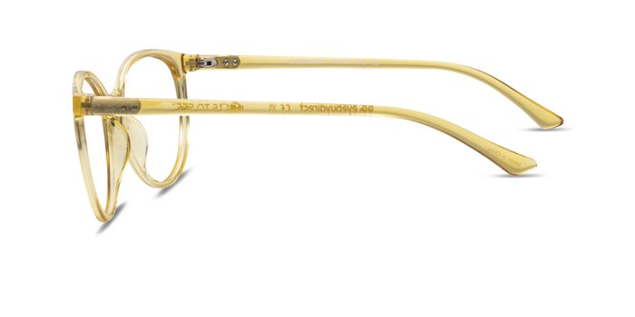 Moonglow Clear Yellow Plastic Eyeglass Frames from EyeBuyDirect