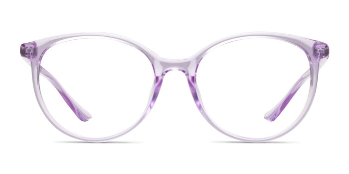 Moonglow Clear Purple Plastique Montures de lunettes de vue d'EyeBuyDirect