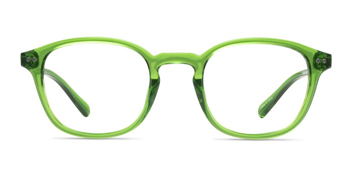 Skydrop Clear Green Plastique Montures de lunettes de vue d'EyeBuyDirect