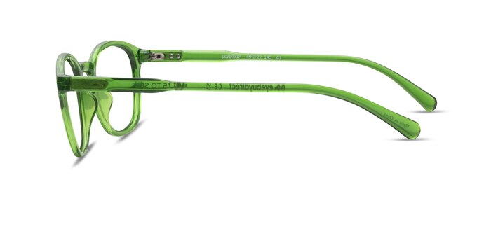 Skydrop Clear Green Plastic Eyeglass Frames from EyeBuyDirect