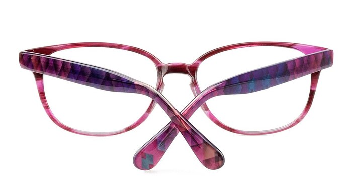 Purple Aliana -  Colorful Acetate Eyeglasses