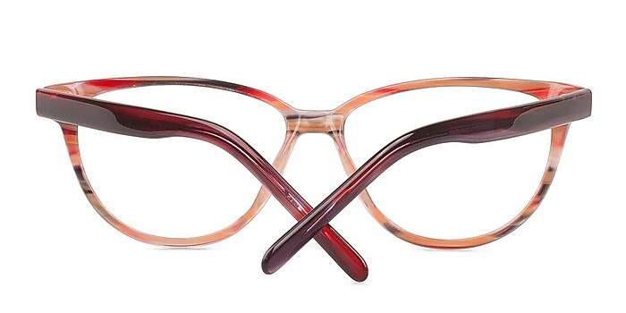 Red/Strip Aliyah -  Acetate Eyeglasses