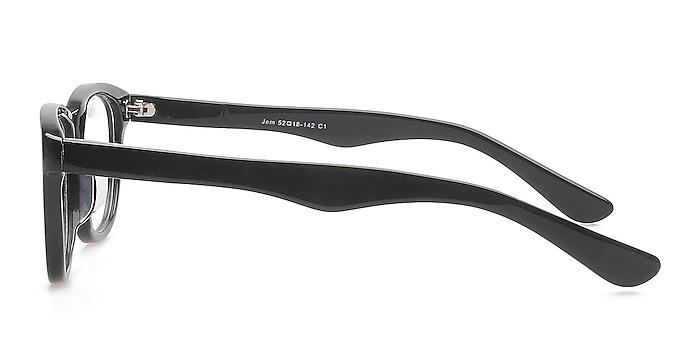 Jem Black Acetate Eyeglass Frames from EyeBuyDirect