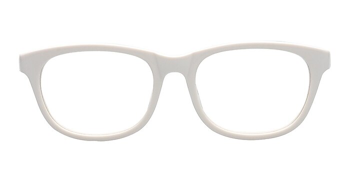Jem White Acetate Eyeglass Frames from EyeBuyDirect