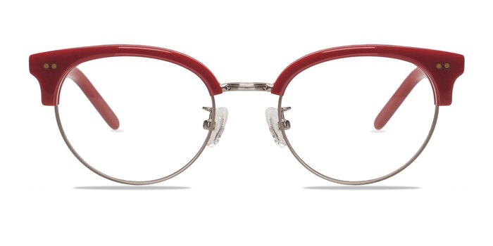Annabel Rouge Acetate-metal Montures de lunettes de vue d'EyeBuyDirect