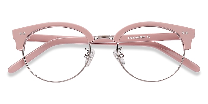 Pink Annabel -  Vintage Acetate, Metal Eyeglasses