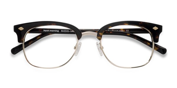 Japan Morning prescription eyeglasses ( Dark Tortoise ) - 17087 - Eyeglasses These acetate eyeglasses are the perfect blend of  sku 17087