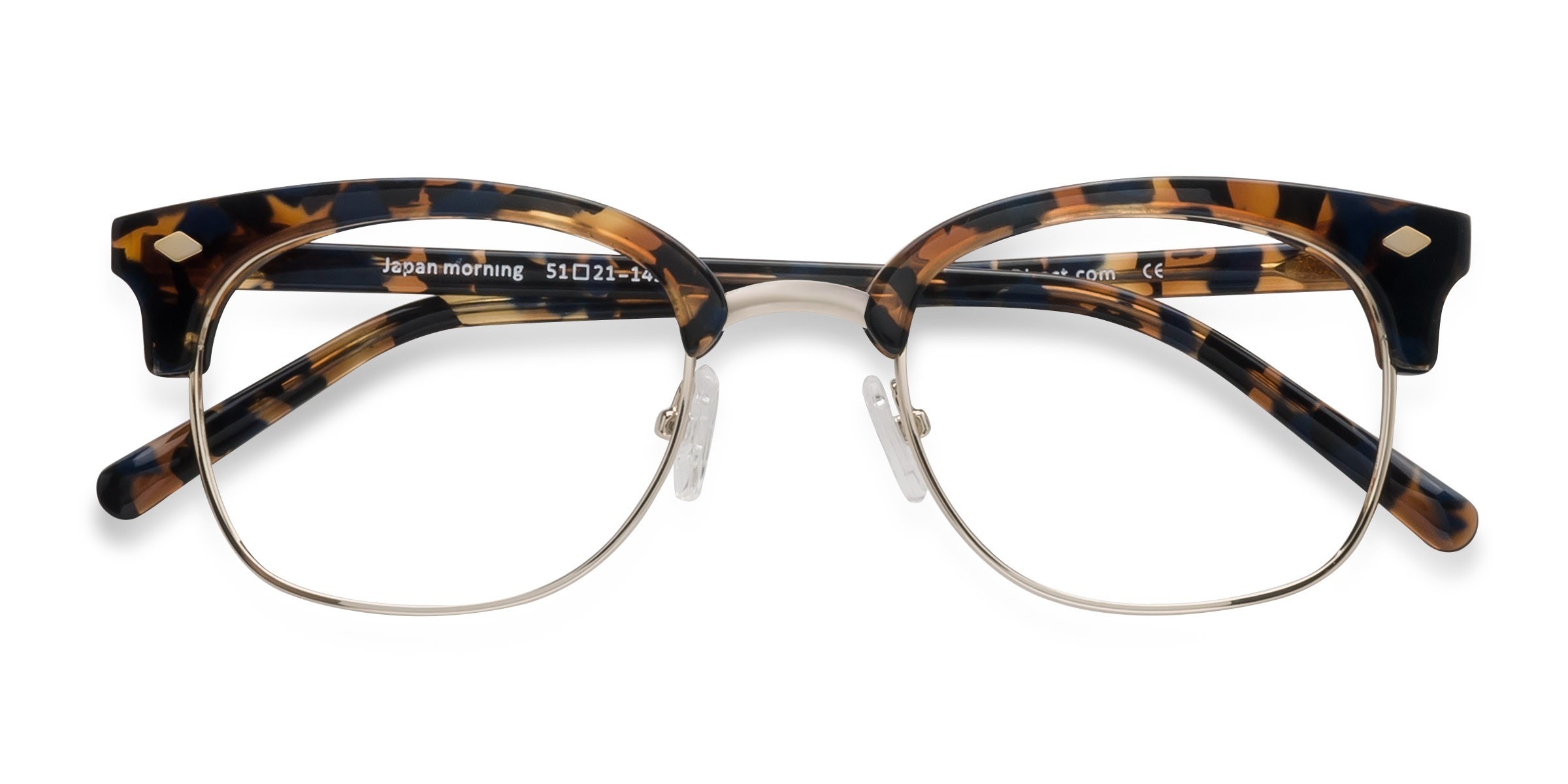 Japan Morning Browline Tortoise Full Rim Eyeglasses Eyebuydirect