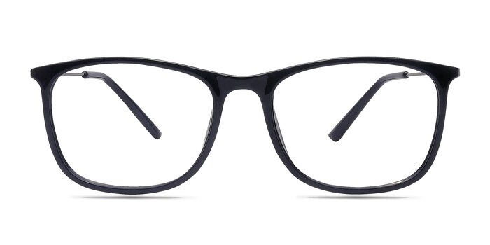 Hurricane Black Plastic Eyeglass Frames from EyeBuyDirect