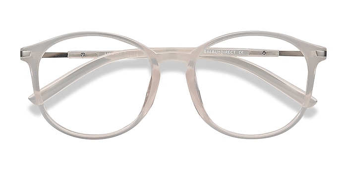 Clear White Lindsey -  Metal Eyeglasses