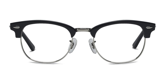 Sweet Janet Navy Silver Acétate Montures de lunettes de vue d'EyeBuyDirect