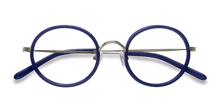 Navy Gemini -  Vintage Acetate Eyeglasses