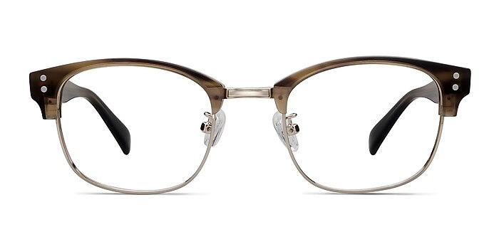 Look Up Brown Acetate Eyeglass Frames from EyeBuyDirect