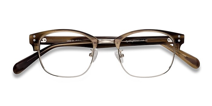 Brown Look Up -  Designer Acetate Eyeglasses