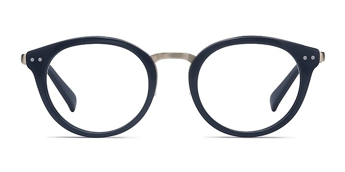 Bellefond Bleu marine  Acétate Montures de lunettes de vue d'EyeBuyDirect