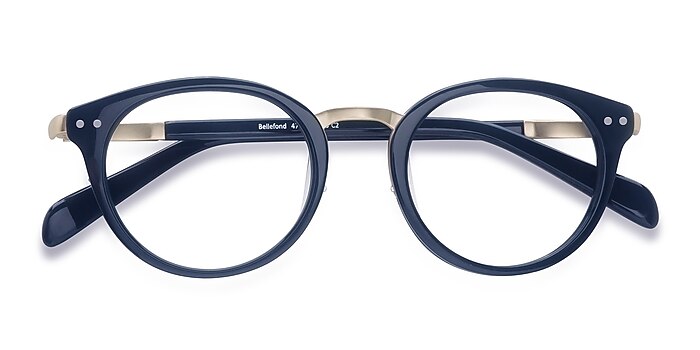 Navy Bellefond -  Designer Acetate Eyeglasses