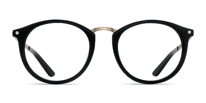 La Femme Noir Acétate Montures de lunettes de vue d'EyeBuyDirect