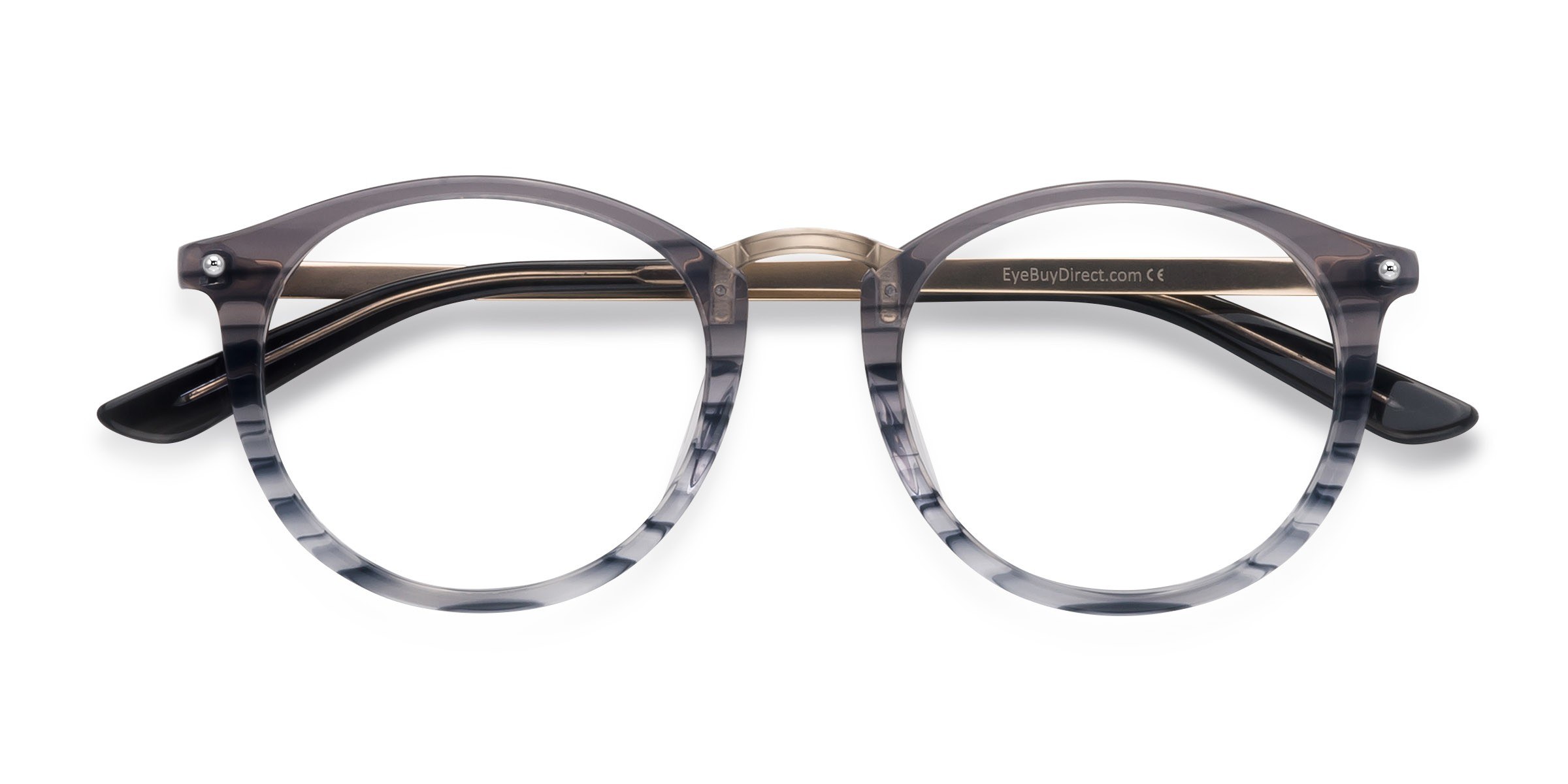 Striped store eyeglass frames