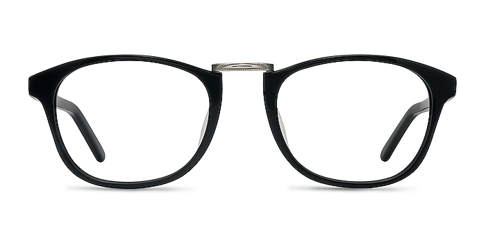 Tomorrow Black Acetate Eyeglass Frames from EyeBuyDirect