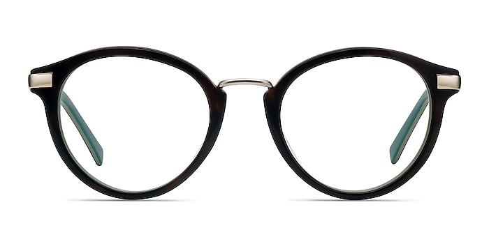 Yuke Tortoise Green Acétate Montures de lunettes de vue d'EyeBuyDirect