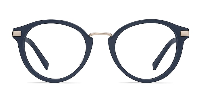 Yuke Dark Cerulean Acétate Montures de lunettes de vue d'EyeBuyDirect
