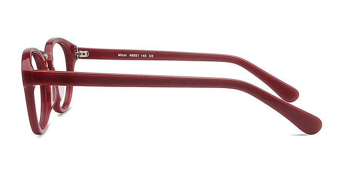 Micor Red Acetate Eyeglass Frames from EyeBuyDirect