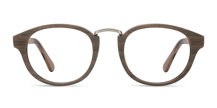 Micor Brown Plastic Eyeglass Frames from EyeBuyDirect