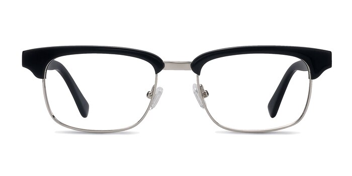 Levy Noir Acétate Montures de lunettes de vue d'EyeBuyDirect