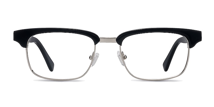Levy Noir Acétate Montures de lunettes de vue d'EyeBuyDirect